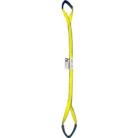 MAZZELLA Lift America 6' Poly Web Sling Eye & Eye, 2560/3200/6400 Lbs Cap S152028